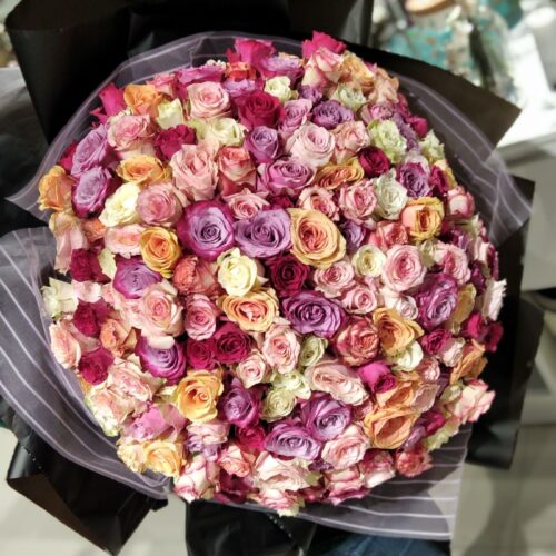 101 роза в букете - Цветочный магазин Прованс Декор - Доставка цветов Белград