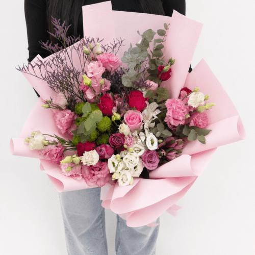 A bouquet of exotic flowers