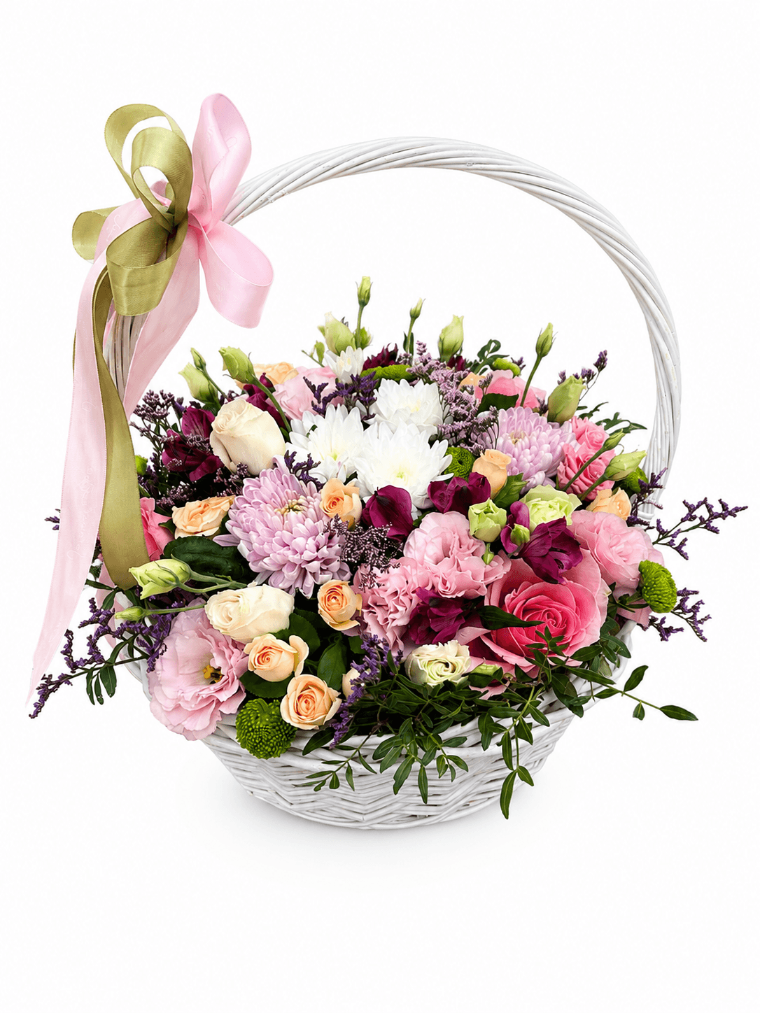 Flower fantasy in a basket