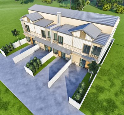 Projektovanje dvorišta i zelenih površina - Provansa Green Centar - 3D render
